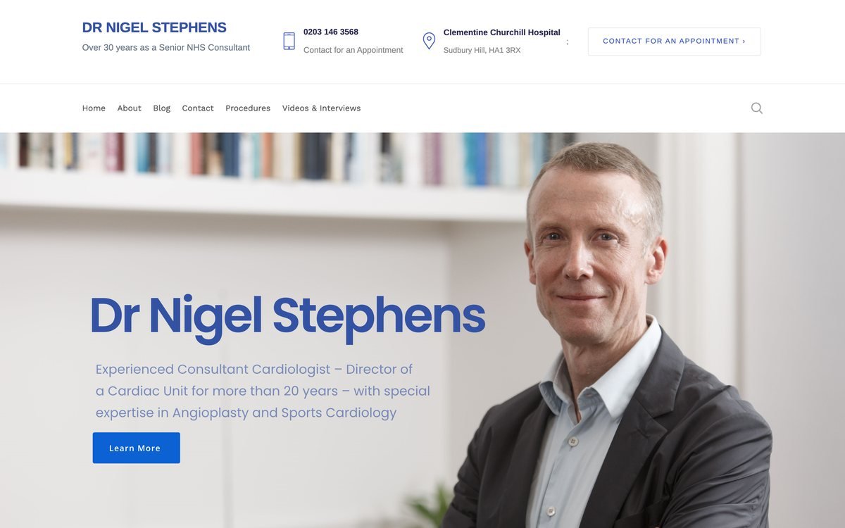 Dr Nigel Stephens website
