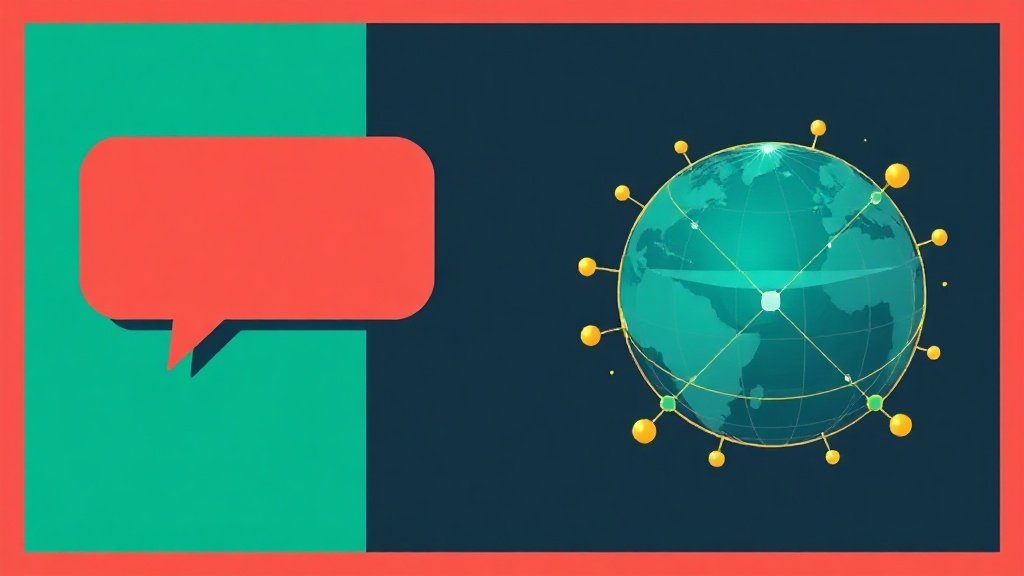 Illustration comparing an answer bubble and a generative globe, AEO versus GEO